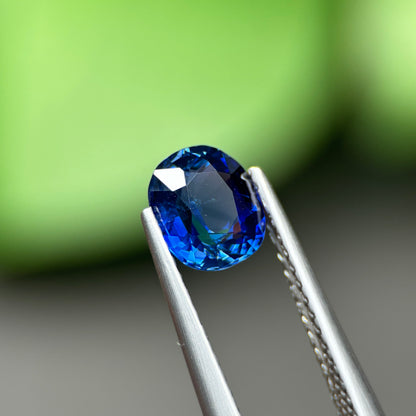 1,11ct Natural Blue Sapphire Vietnam. Cushion Shape. No Treatment Sapphire Luc Yen.
