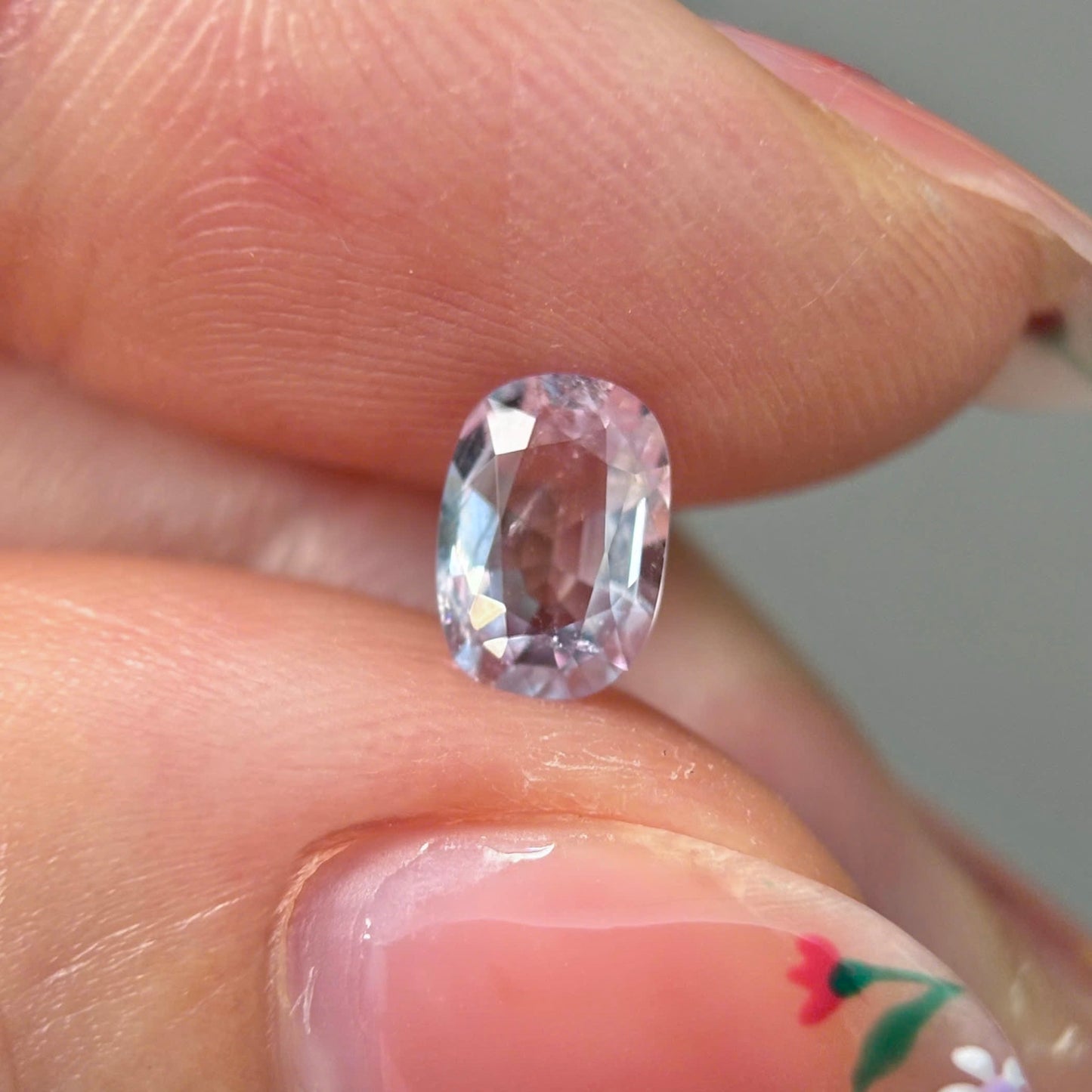 0.61ct Natural Purplish White Spinel Vietnam