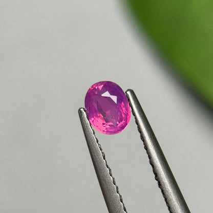 0.54ct Natural Pink Milky Sapphire Vietnam.