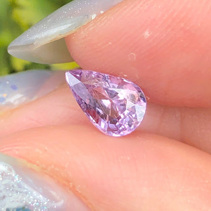1,16ct Natural Light Purple Spinel Vietnam. Pear Shape. No Treatment, No Heat Spinel Luc Yen.