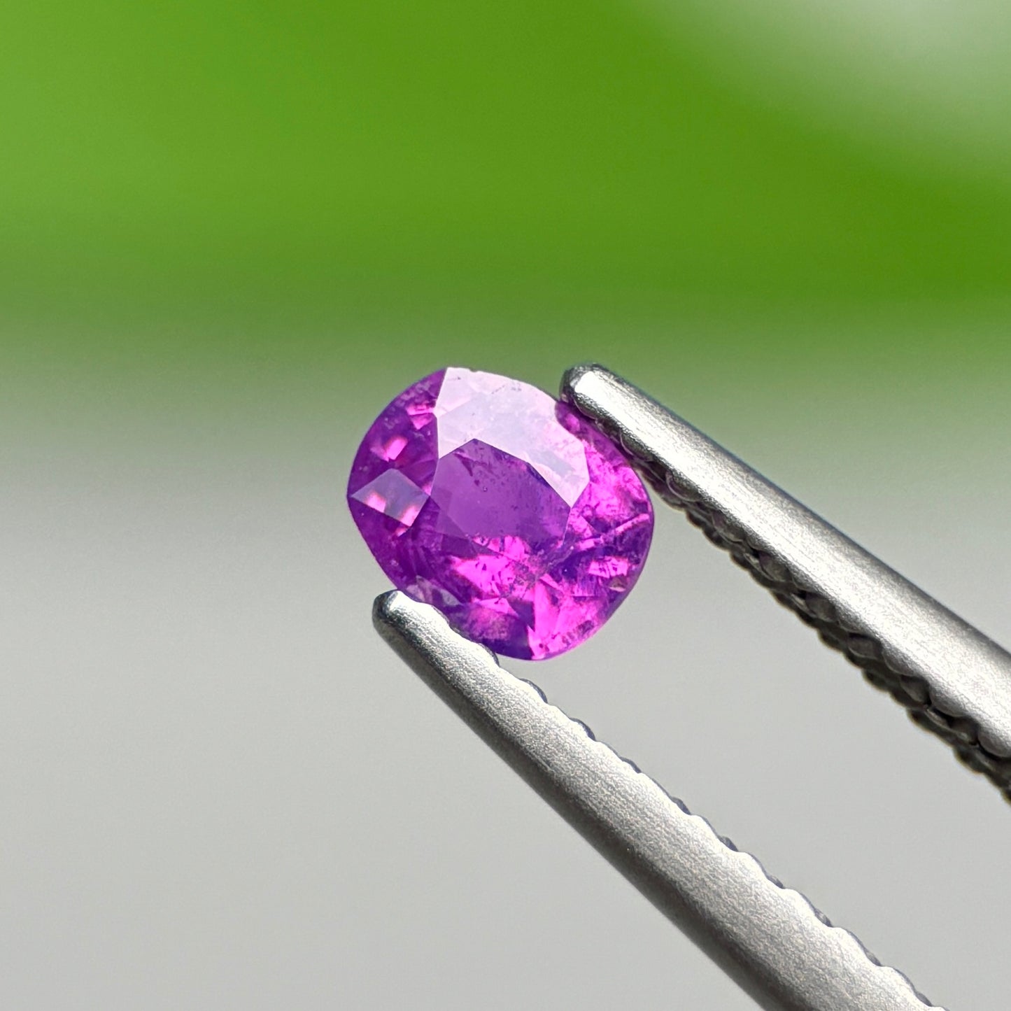 0.28 ct Natural Purple Sapphire Vietnam. Cushion Shape.