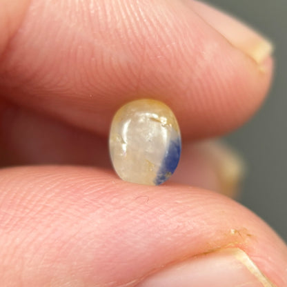 1,43ct Natural Yellow Milky Cacbochon Sapphire Viet Nam. No Treatment Sapphire Luc Yen.