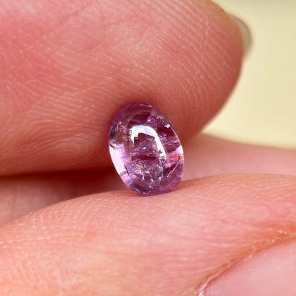 0.88 ct Natural Purple Sapphire Viet Nam. Cacbochon Cut. No treatment.