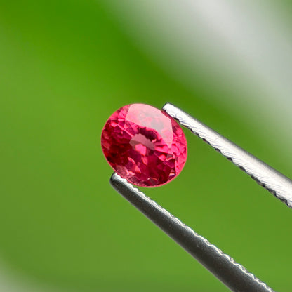 0.58 ct Natural Brownish Red Spinel Vietnam. Oval Shape. No Treatment.