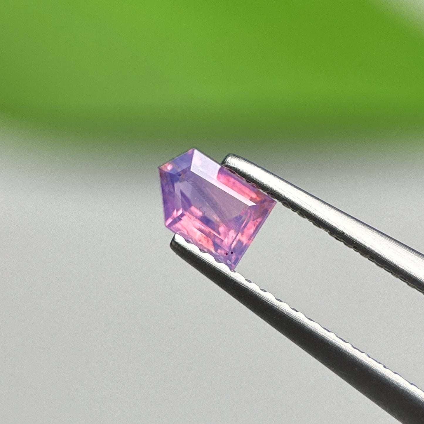 0.62ct Natural Pinkish Purple Sapphire Vietnam. No treatment.