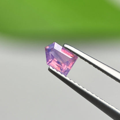 0.62ct Natural Pinkish Purple Sapphire Vietnam. No treatment.