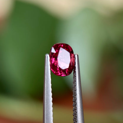 0.80ct Natural Pink Spinel Vietnam. Cushion Shape.