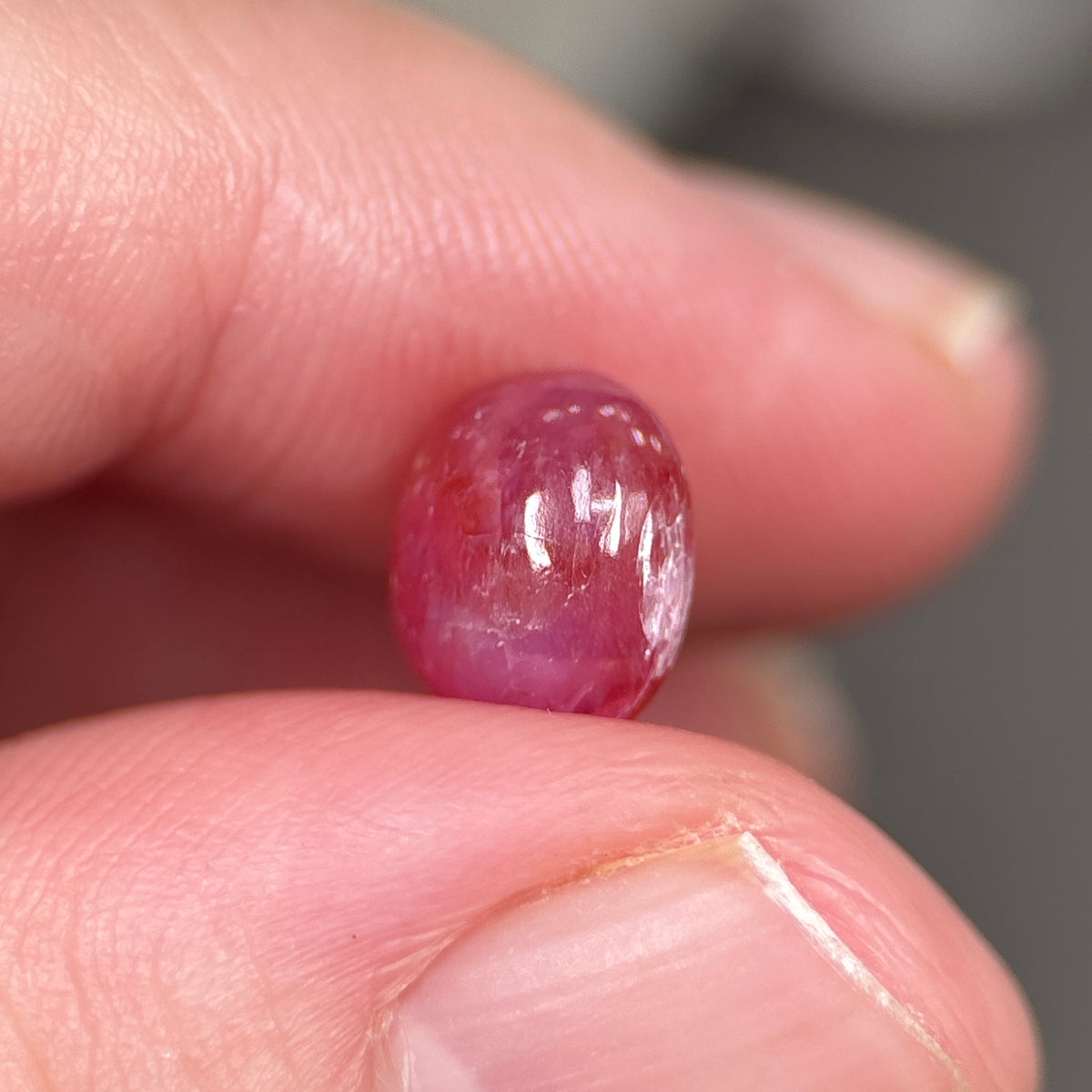 4,23ct Natural Orange Cacbochon Sapphire Viet Nam. No Treatment Sapphire Luc Yen.