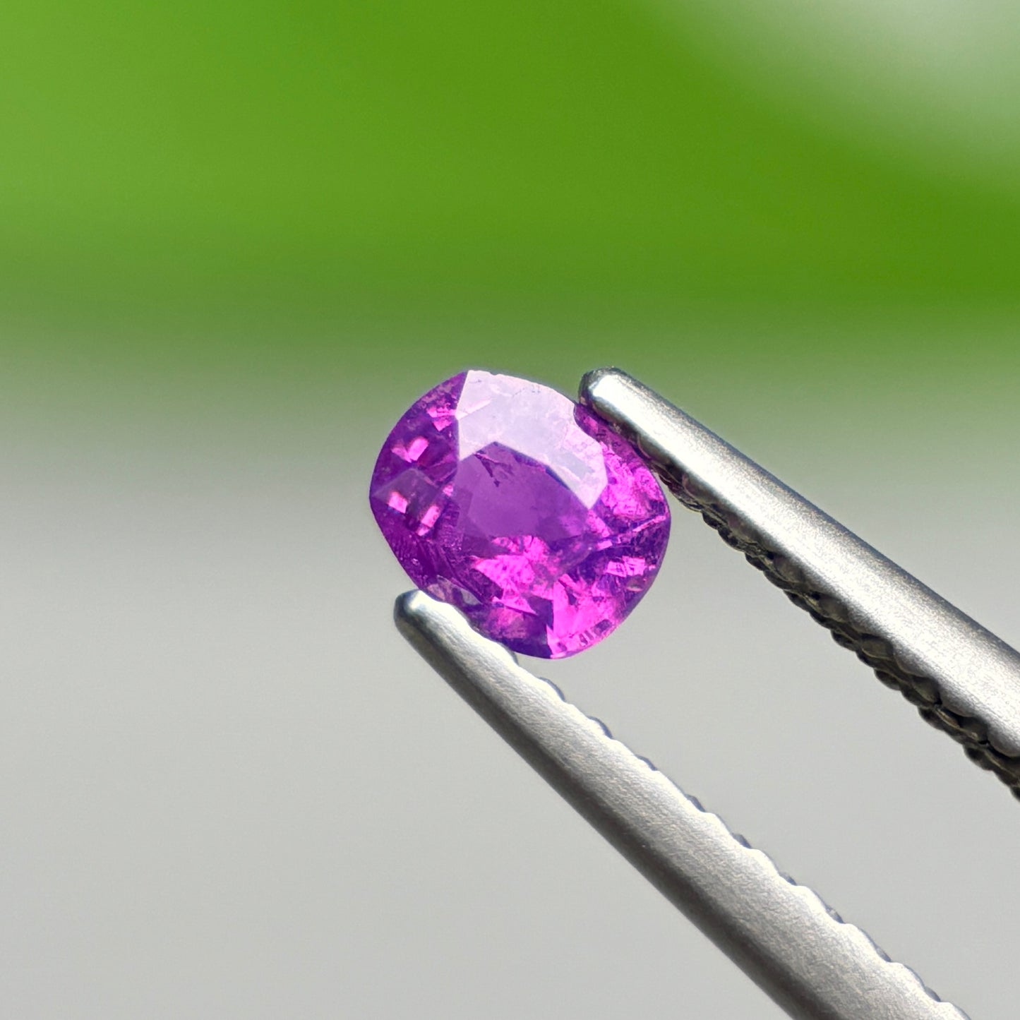 0.28 ct Natural Purple Sapphire Vietnam. Cushion Shape.