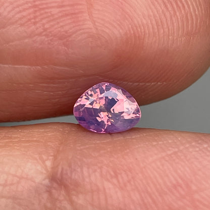 0.49ct Natural Orangish Purple Milky Sapphire Vietnam