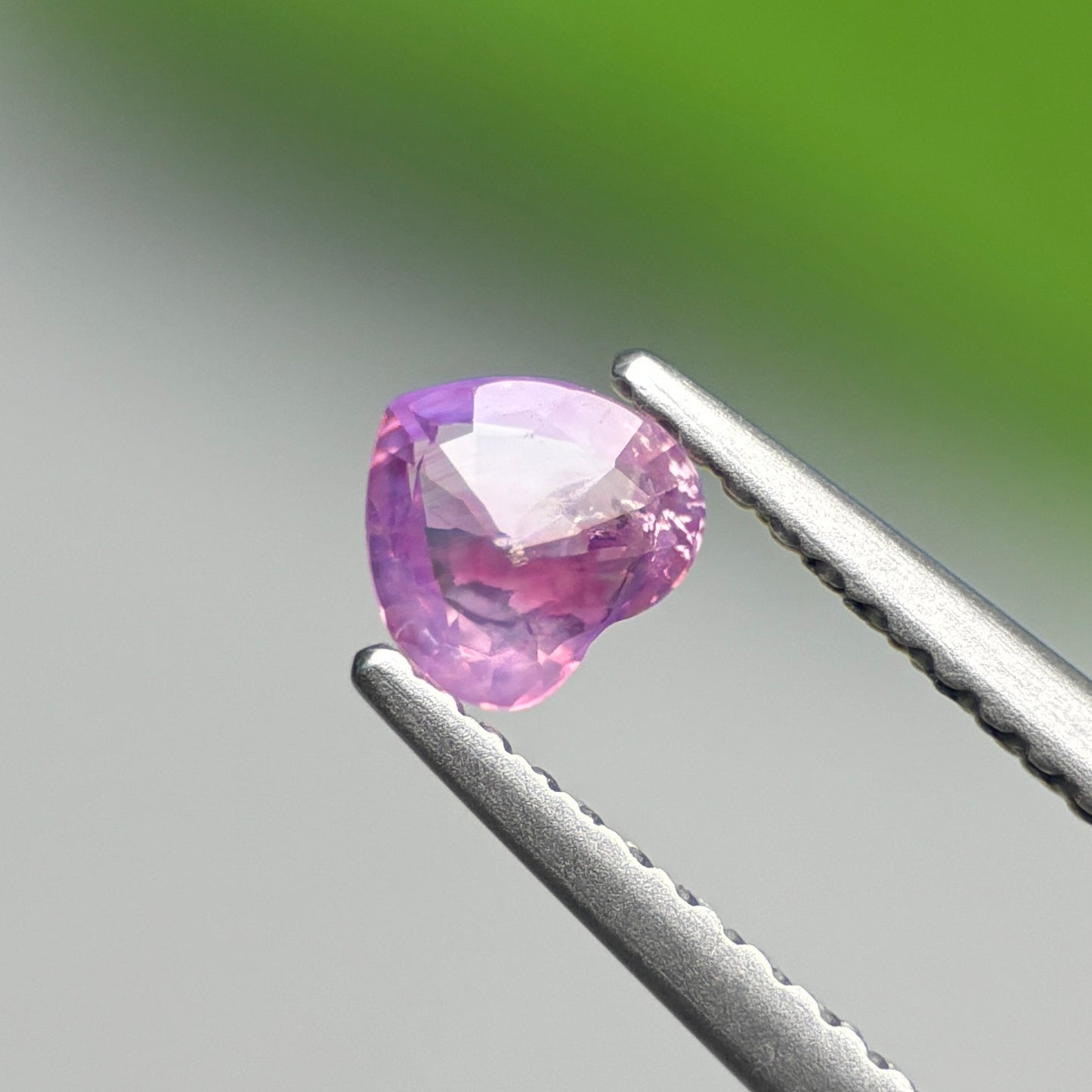 0.39ct Natural Pink Milky Sapphire Vietnam. Heart Shape. No Treatment