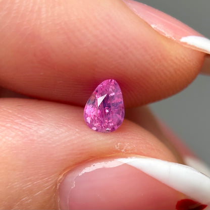 0.45ct Natural Milky Pink Sapphire Vietnam