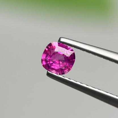 0.37 ct Natural Pink Milky Sapphire Vietnam. Cushion Shape.