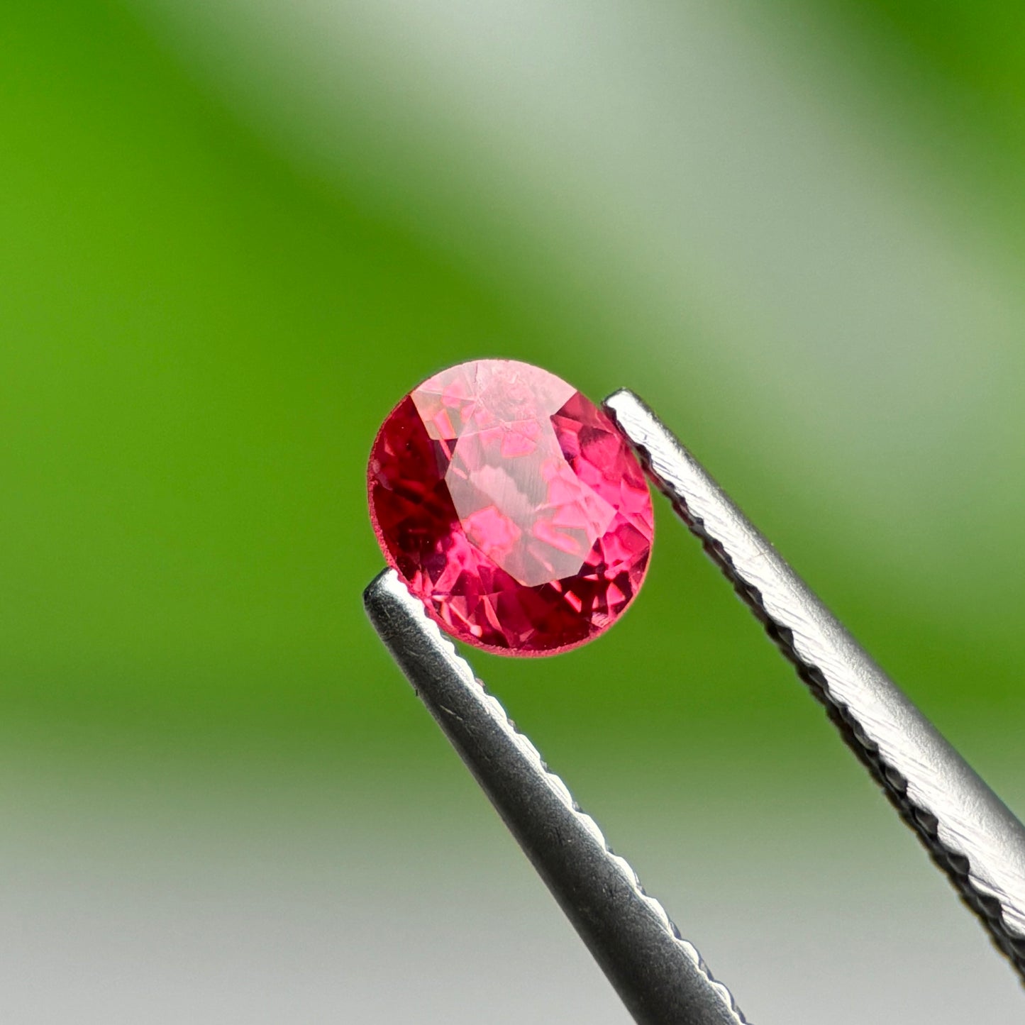 0.58 ct Natural Brownish Red Spinel Vietnam. Oval Shape. No Treatment.