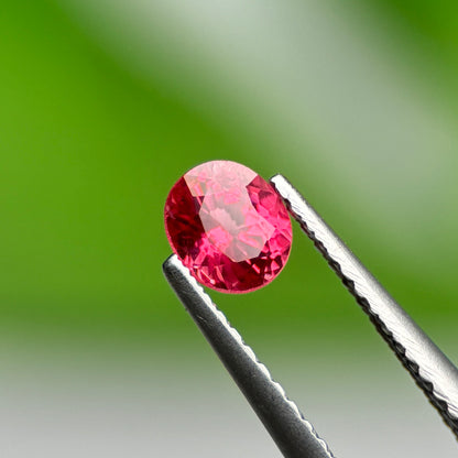 0.58 ct Natural Brownish Red Spinel Vietnam. Oval Shape. No Treatment.