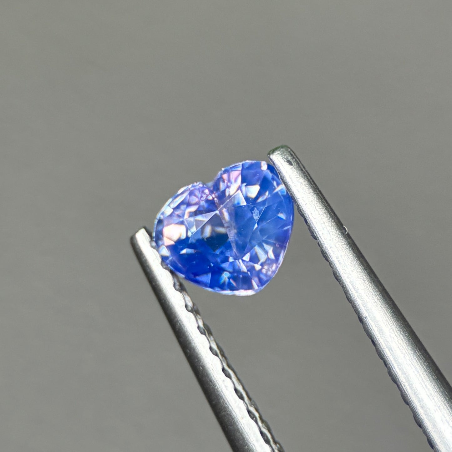 0,57ct Natural Blue Sapphire Vietnam. Heart Shape. No Treatment Sapphire Luc Yen.