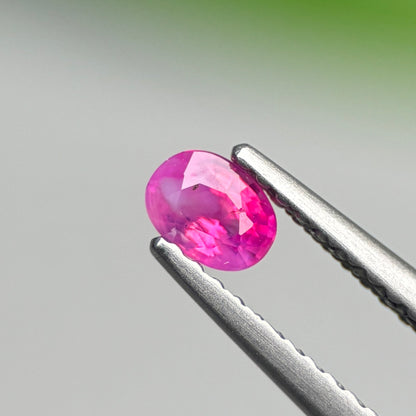 0.30 ct Natural Pink Milky Sapphire Vietnam. Cushion Shape.