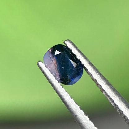 0,5 Natural Blue-White Milky Sapphire Vietnam. Cushion Shape. No Treatment Milky Sapphire Luc Yen.