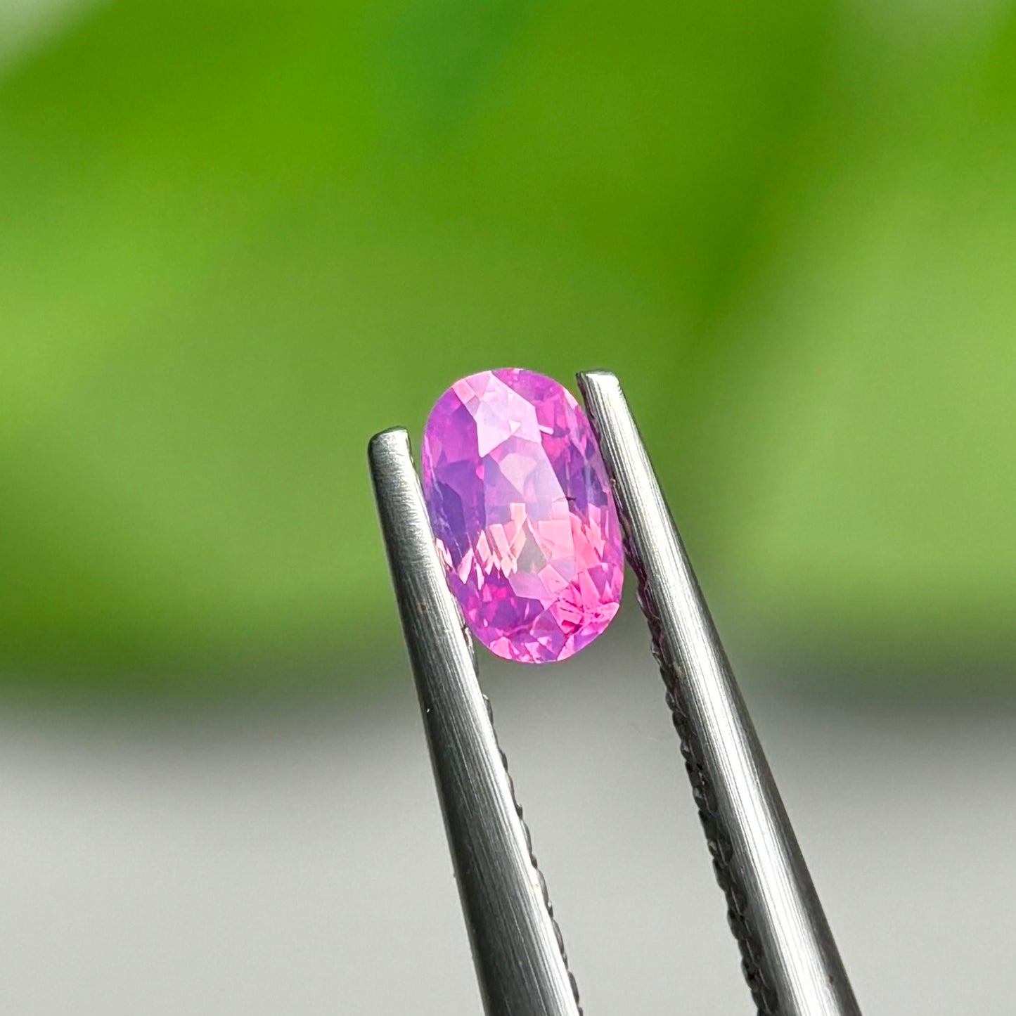 0,33ct Natural Pink Milky Sapphire Vietnam. Cushion Shape. No Treatment Milky Sapphire Luc Yen.