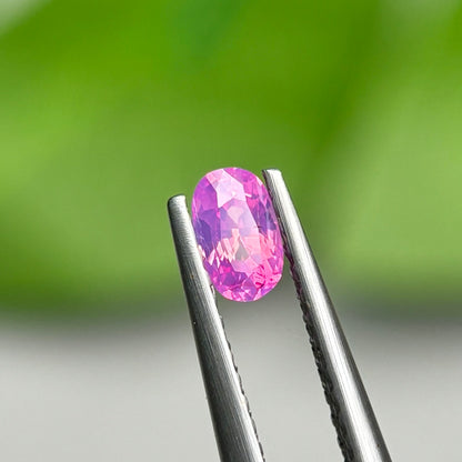 0,33ct Natural Pink Milky Sapphire Vietnam. Cushion Shape. No Treatment Milky Sapphire Luc Yen.