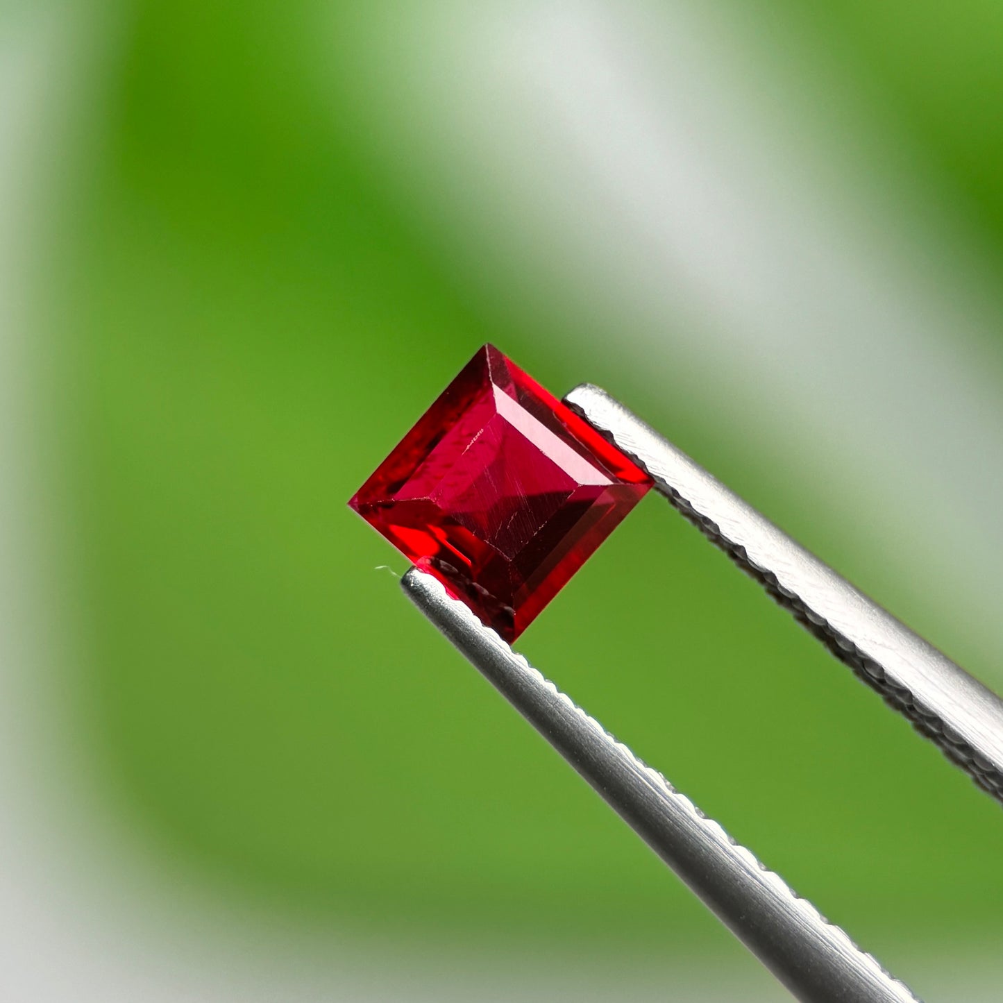 0.61 ct Natural Red Spinel Vietnam. Square Shape. No Treatment