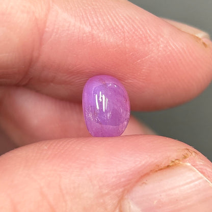 2,04ct Natural Pink Milky Cacbochon Sapphire Viet Nam. No Treatment Sapphire Luc Yen.