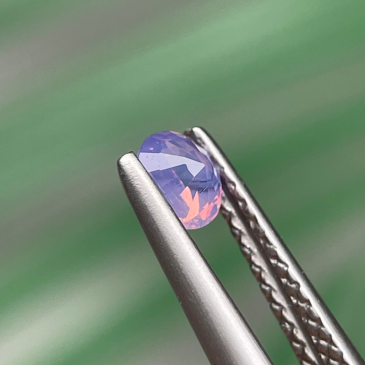 0.33ct Natural Milky Orangish Purple Sapphire Vietnam