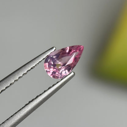 0.67 ct Natural Lite Pink Spinel Vietnam. Pear Shape.