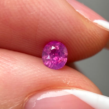 0.30ct Natural Milky Pink Sapphire Vietnam