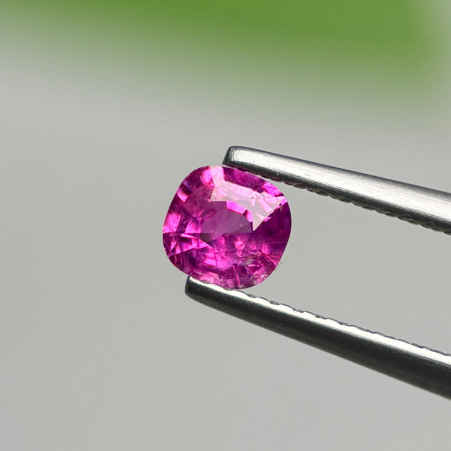 0.37 ct Natural Pink Milky Sapphire Vietnam. Cushion Shape.