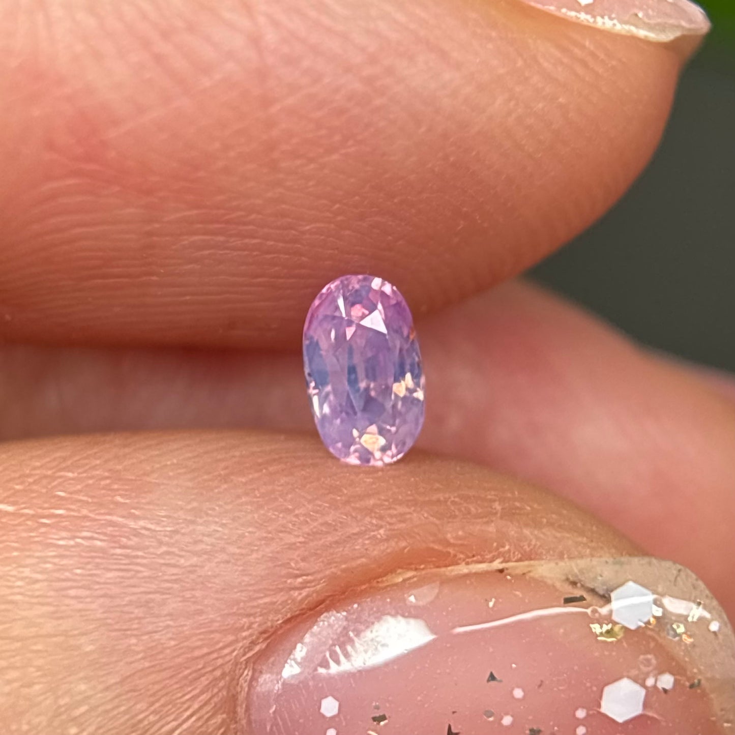 0.34ct Natural Pink Milky Sapphire Vietnam.