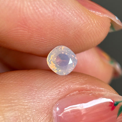 0.57ct Natural White Milky Sapphire Vietnam.