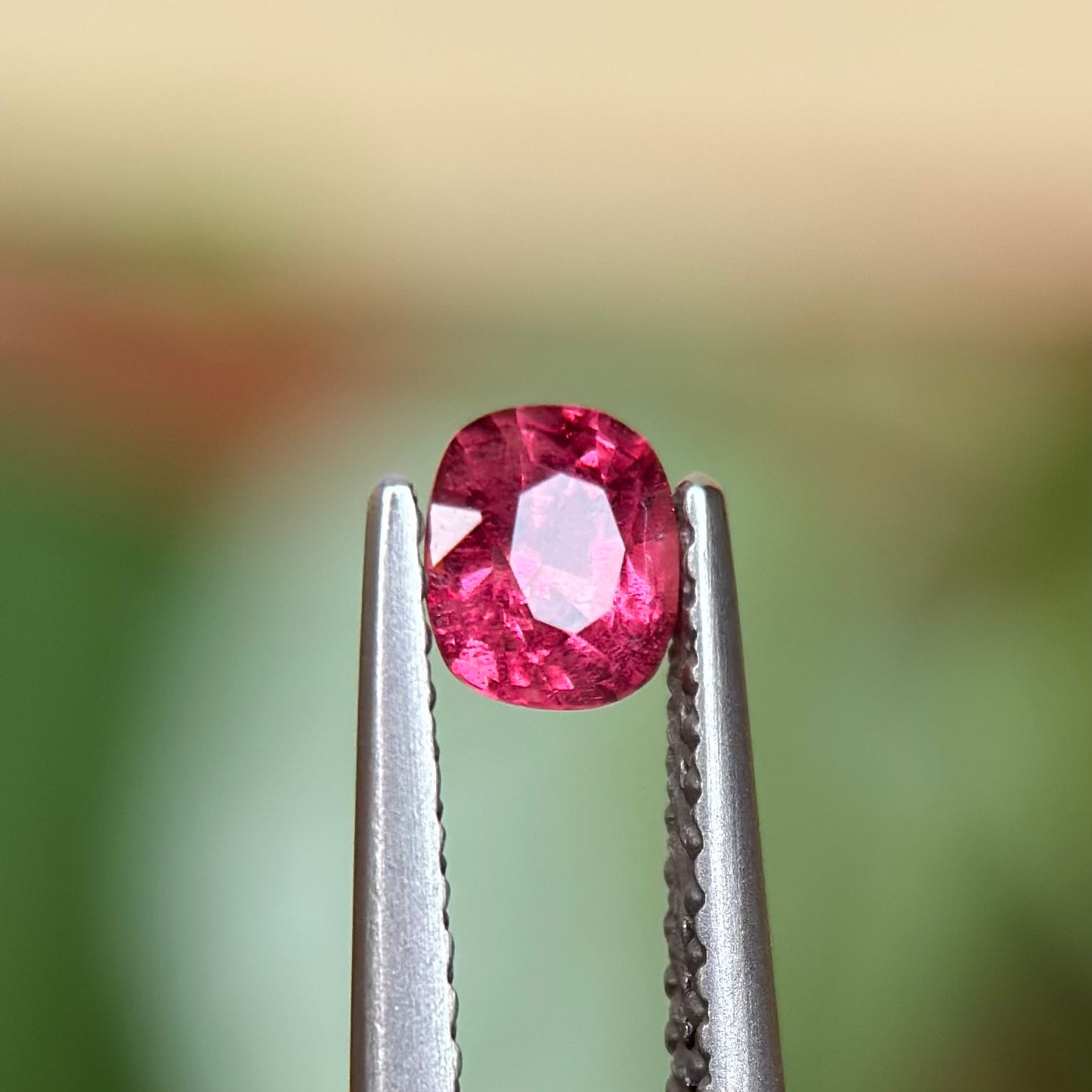 0.40ct Natural Pink Spinel Vietnam. Cushion Shape.