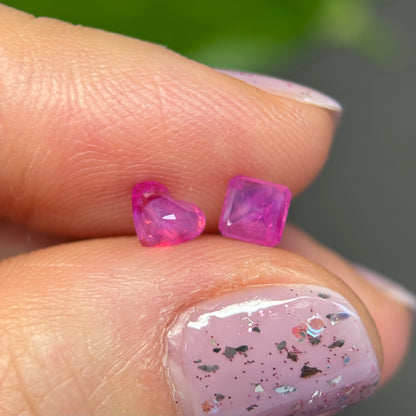 0.52 ct Natural Pink Milky Sapphire Vietnam in 14K Rose Gold Pendant