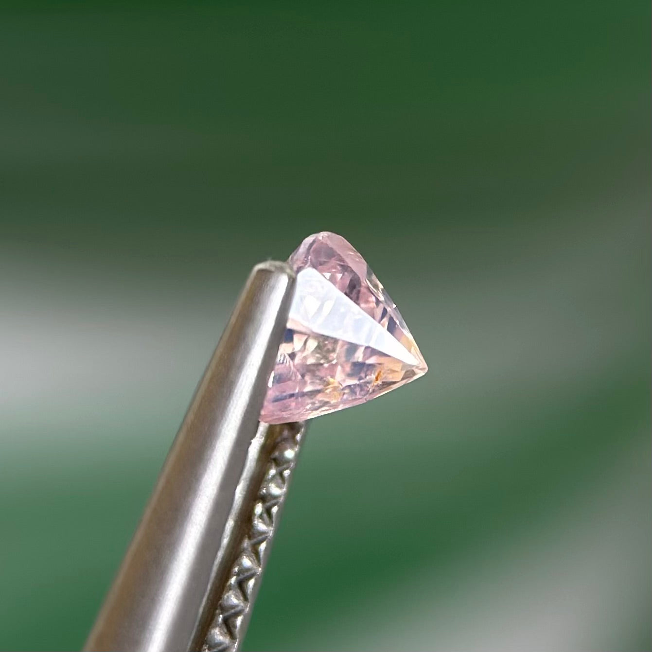 0.48 ct Natural White Sapphire Vietnam. Cushion Shape. No Treatment.