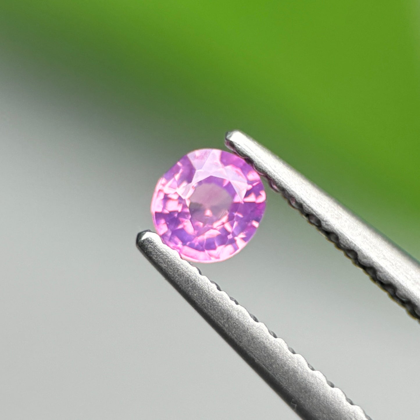 0.26 ct Natural Pinkish Purple Milky Sapphire Vietnam. Cushion Shape.