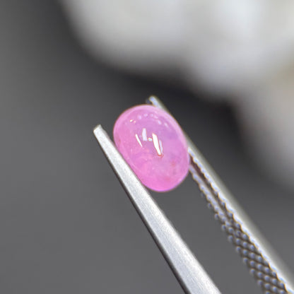 1,08ct Natural Pink Cacbochon Sapphire Viet Nam. No Treatment Sapphire Luc Yen.
