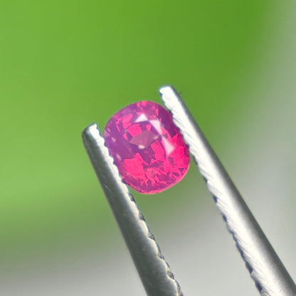 0,23ct Natural Pink Milky Sapphire Vietnam. Cushion Shape. No Treatment Milky Sapphire Luc Yen.