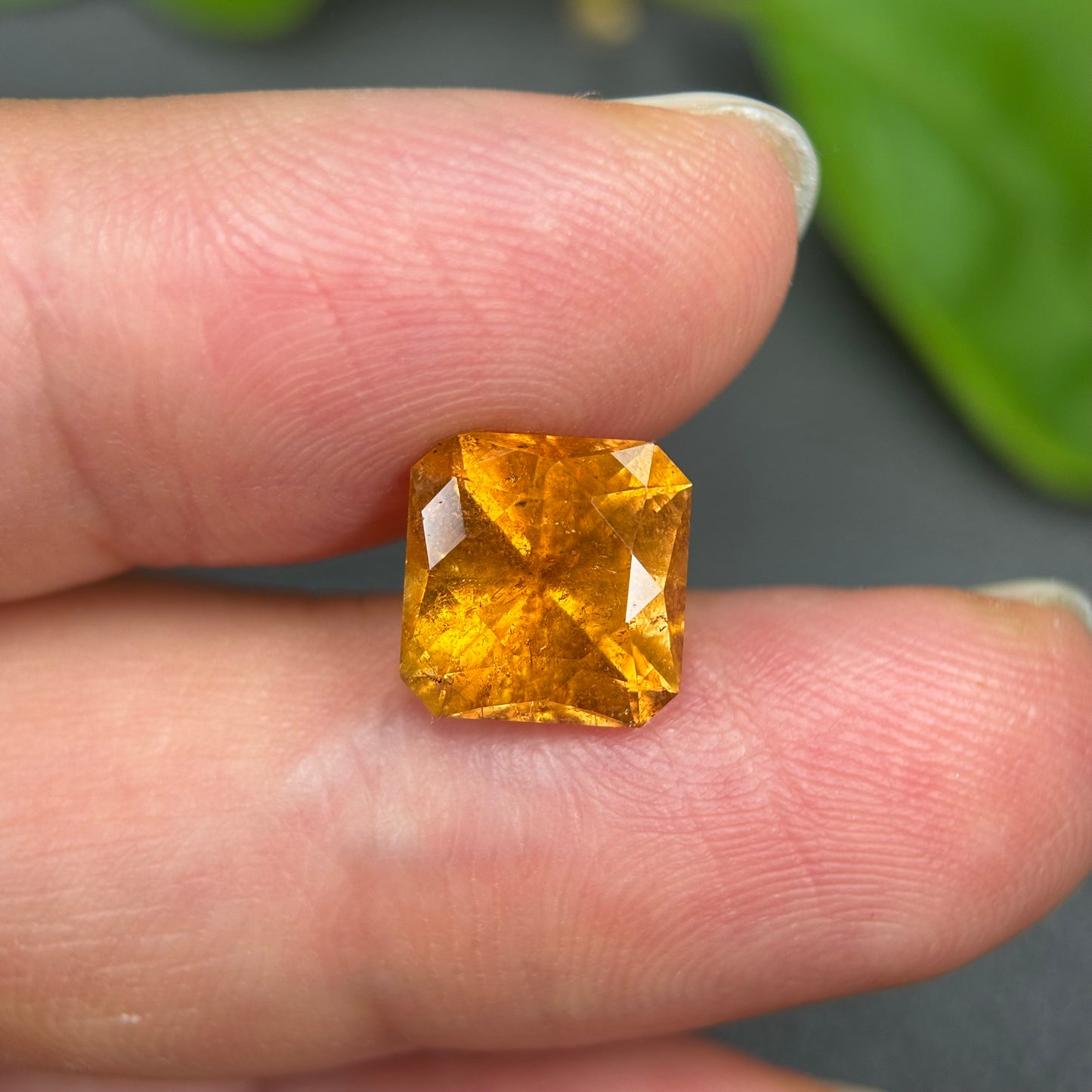 3,45ct Natural Yellow Tourmaline Vietnam. Emerald Shape. No Treatment, No Heat Tourmaline Luc Yen.