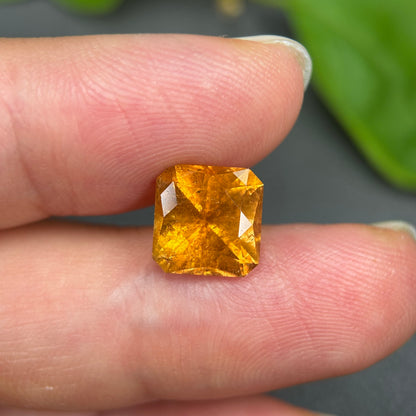 3,45ct Natural Yellow Tourmaline Vietnam. Emerald Shape. No Treatment, No Heat Tourmaline Luc Yen.