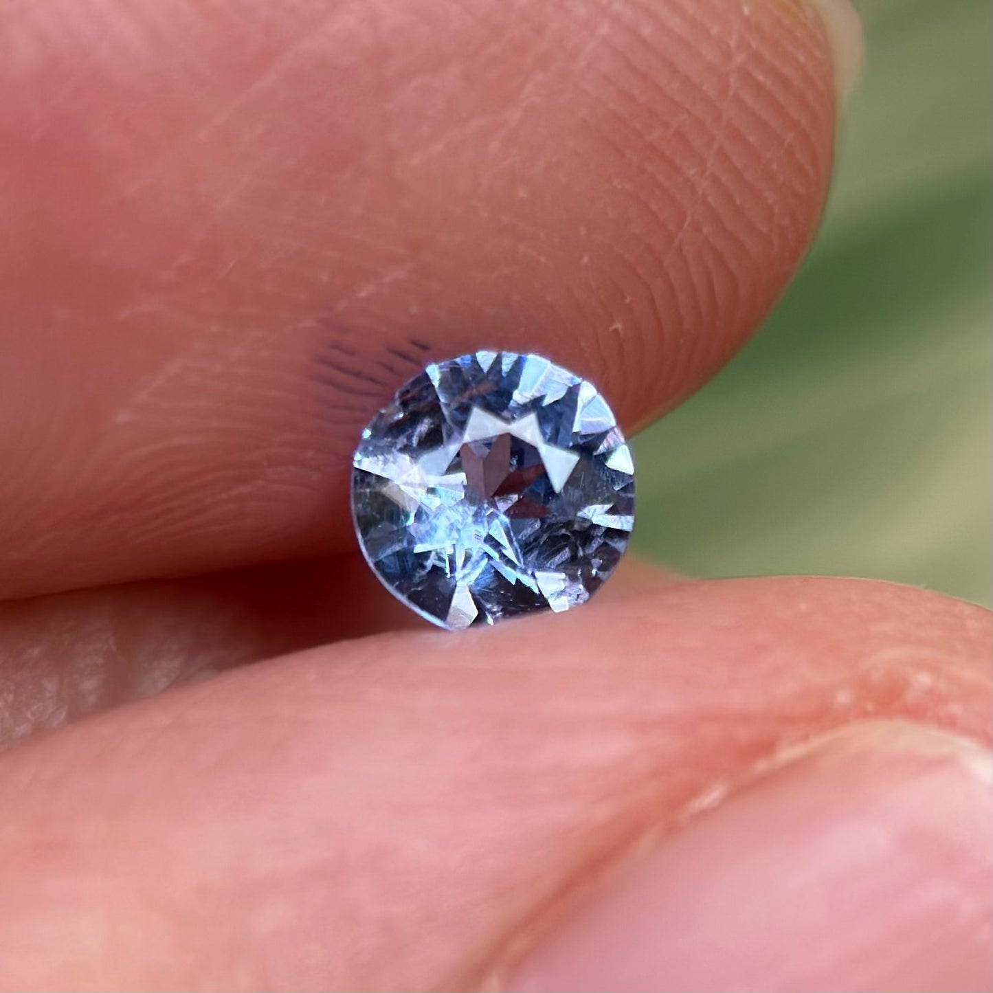 0.35 ct Natural Blue Spinel Vietnam. Round Shape. No Treatment.