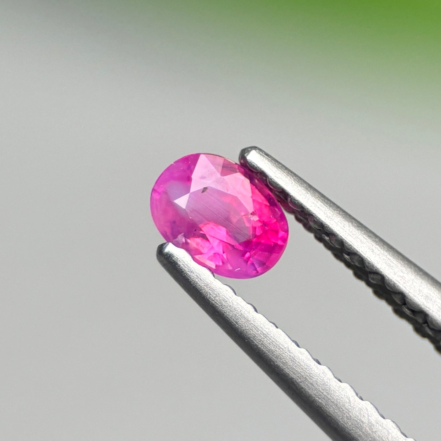 0.30 ct Natural Pink Milky Sapphire Vietnam. Cushion Shape.