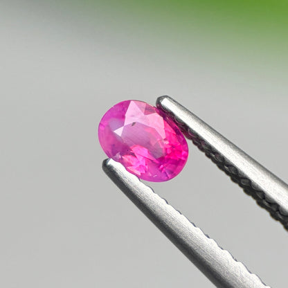 0.30 ct Natural Pink Milky Sapphire Vietnam. Cushion Shape.