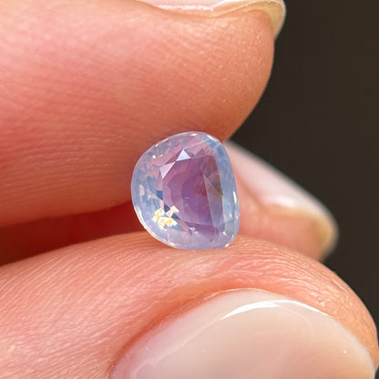 1.08ct Natural White Milky Sapphire Vietnam. No Treatment.