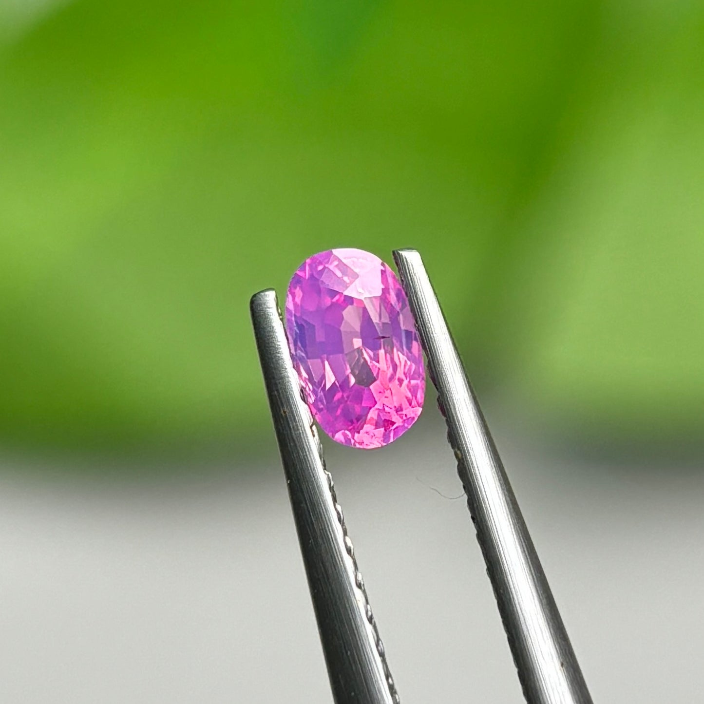 0,33ct Natural Pink Milky Sapphire Vietnam. Cushion Shape. No Treatment Milky Sapphire Luc Yen.