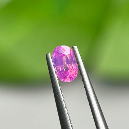 0,33ct Natural Pink Milky Sapphire Vietnam. Cushion Shape. No Treatment Milky Sapphire Luc Yen.