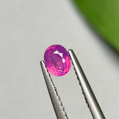 0.54ct Natural Pink Milky Sapphire Vietnam.
