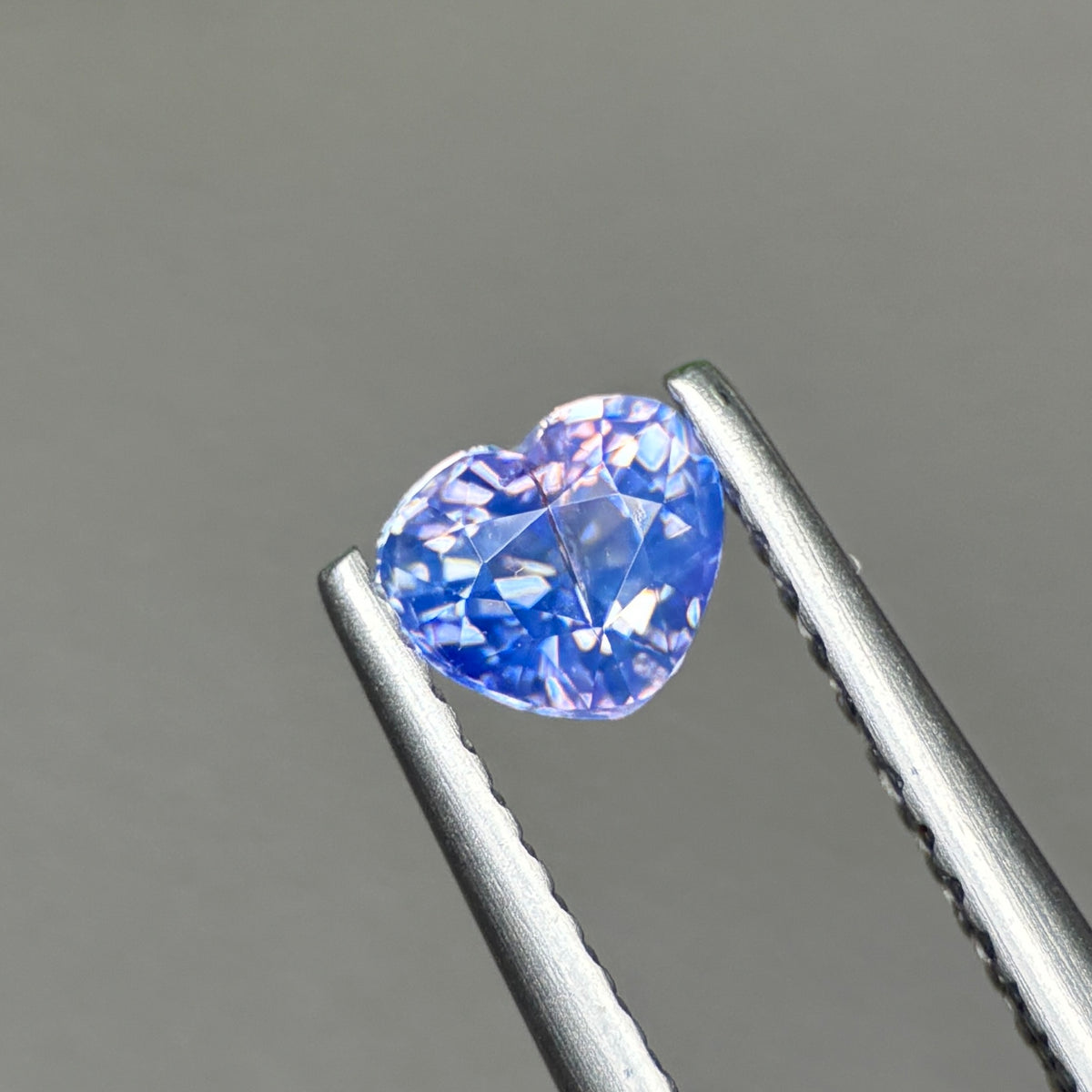 0,57ct Natural Blue Sapphire Vietnam. Heart Shape. No Treatment Sapphire Luc Yen.