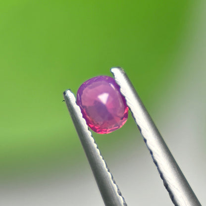 0,23ct Natural Pink Milky Sapphire Vietnam. Cushion Shape. No Treatment Milky Sapphire Luc Yen.