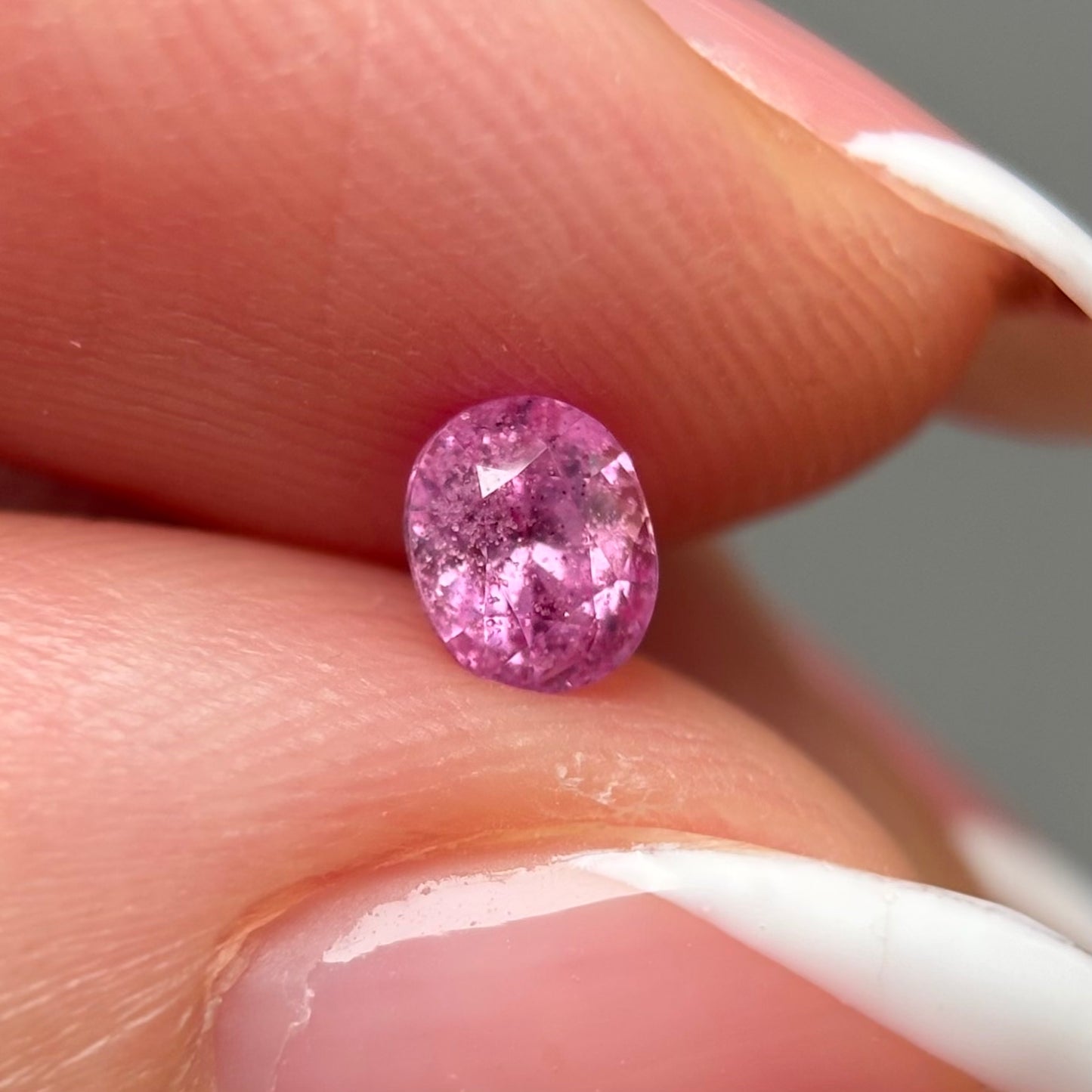 0.55ct Natural Milky Pink Sapphire Vietnam